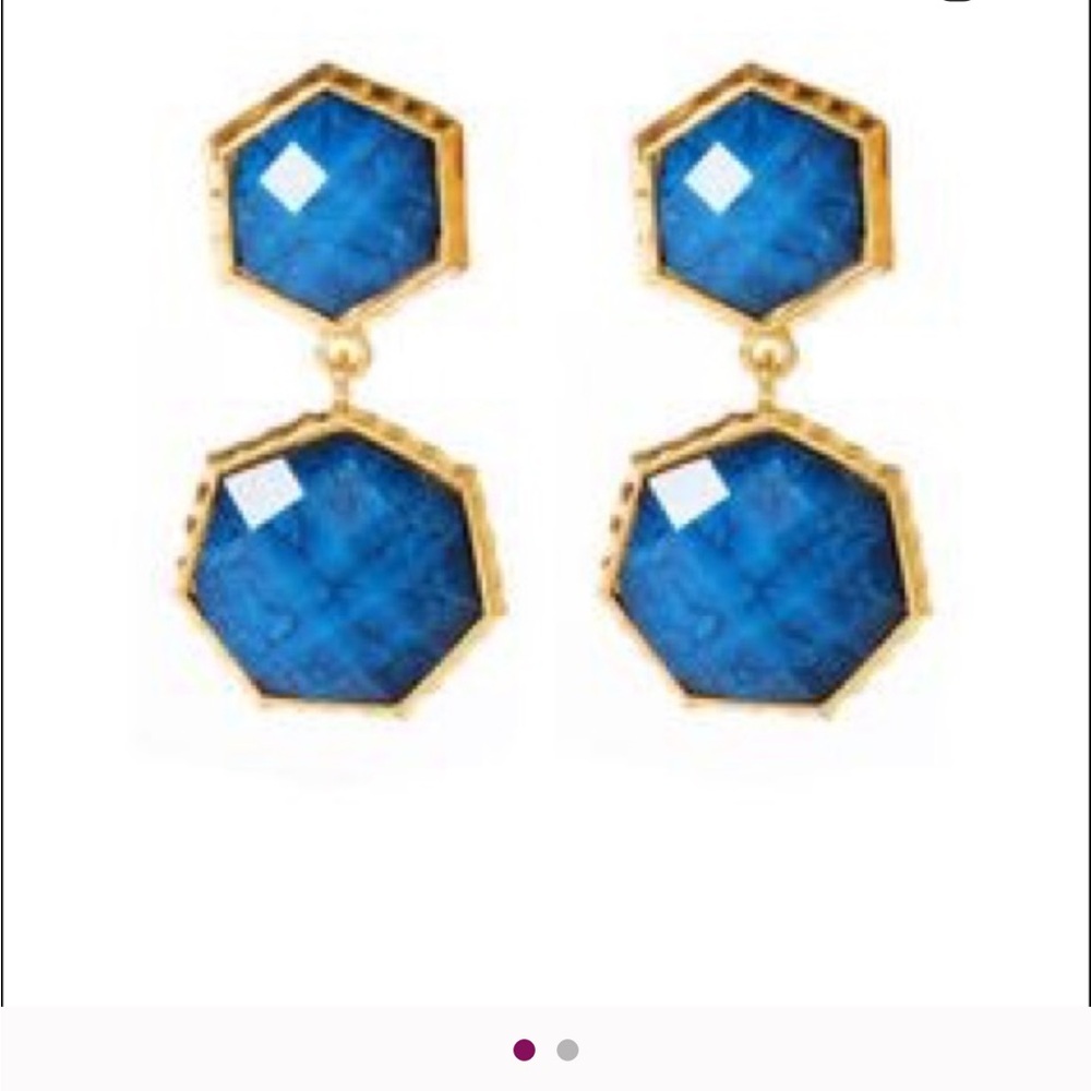 Amrita Singh Blue Lapis Geometric Remsey Earrings